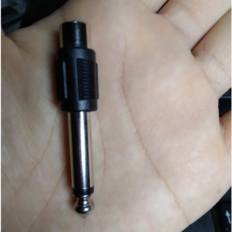 Jack Chuyển Đổi Tín Hiệu đầu Jack 6 Ly Ra Bông Sen .Jack Màu bạc, Bền,Đẹp.