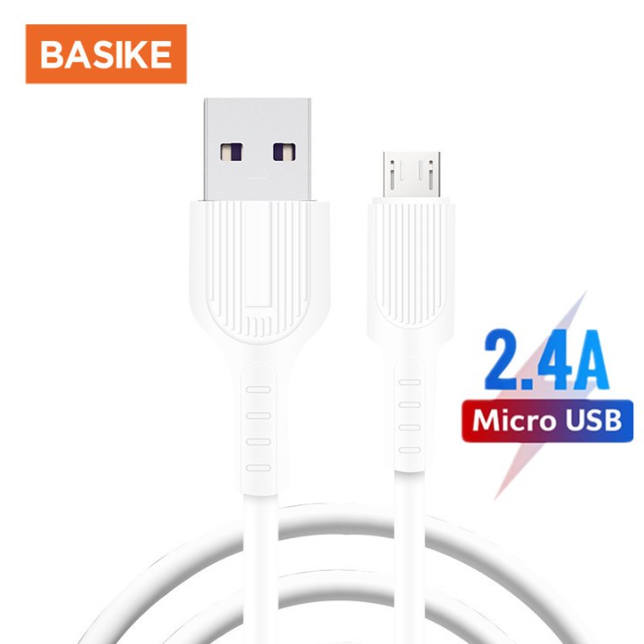 Dây cáp usb sang cổng micro sạc nhanh 2.4A 1M