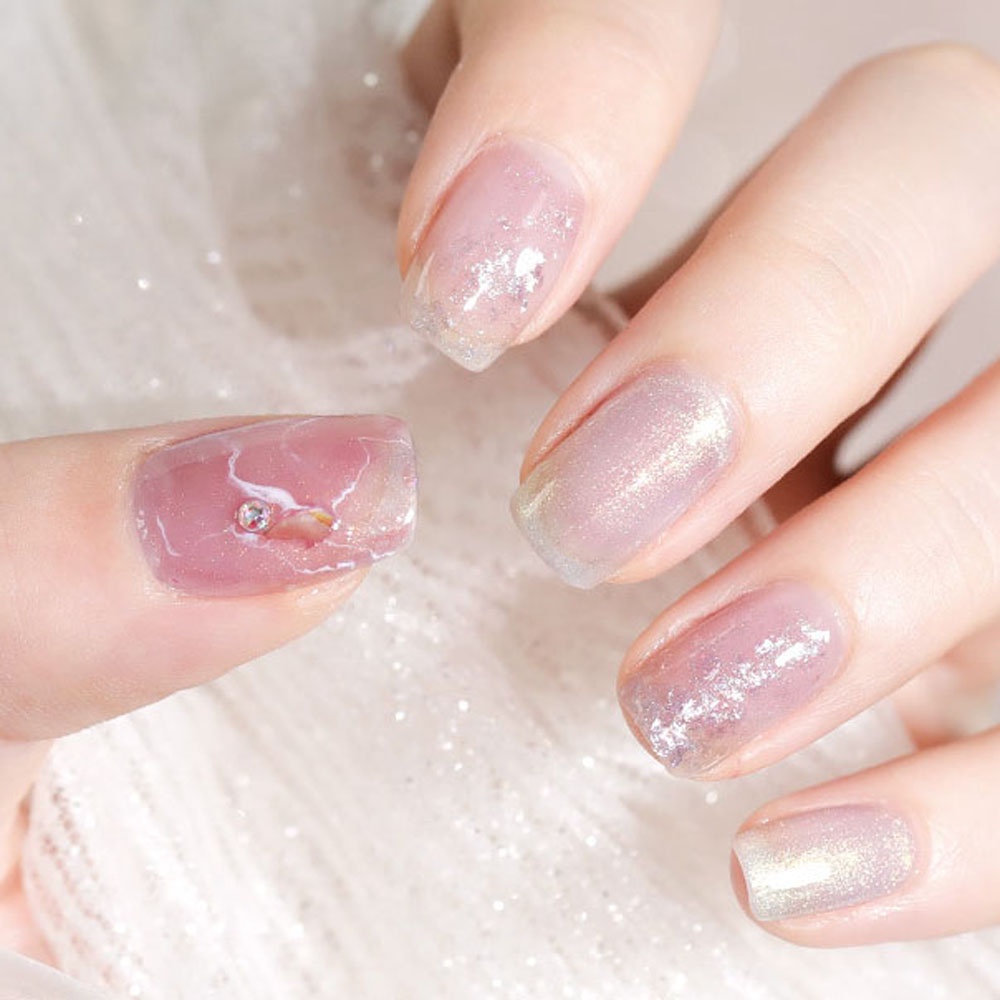 [Hàng mới về] Hộp Bột Kim Tuyến Lấp Lánh 3D Trang Trí Móng Nghệ Thuật Diy Hợp Thời Trang