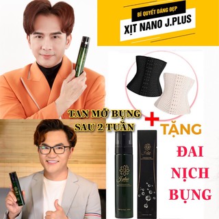 Xịt tan mỡ bụng j plus Nano Đan trường [TẶNG ĐAI NỊT BỤNG]