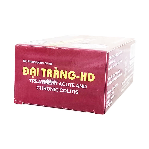 Đại tràng HD giảm nhanh viêm đại tràng cấp và mạn tính hộp 60 viên