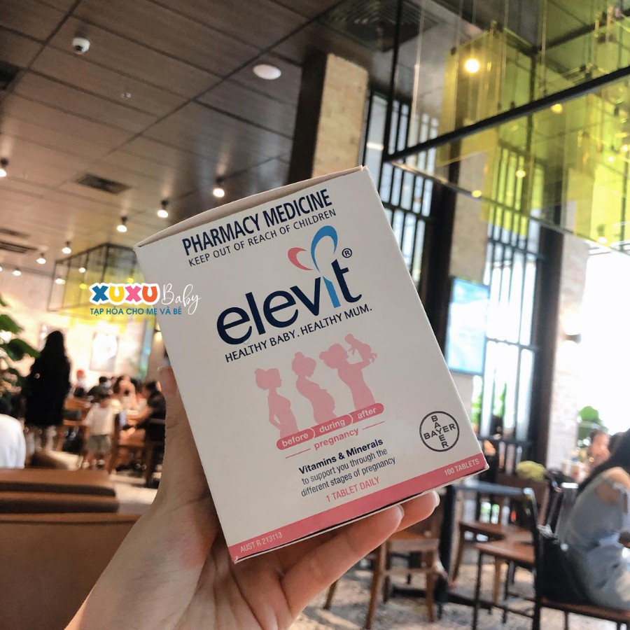 Elevit Úc - Vitamin Tổng Hợp Cho Bà Bầu Hộp 100 viên