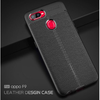 Ốp Lưng OPPO F9 dẻo giả da chống sốc