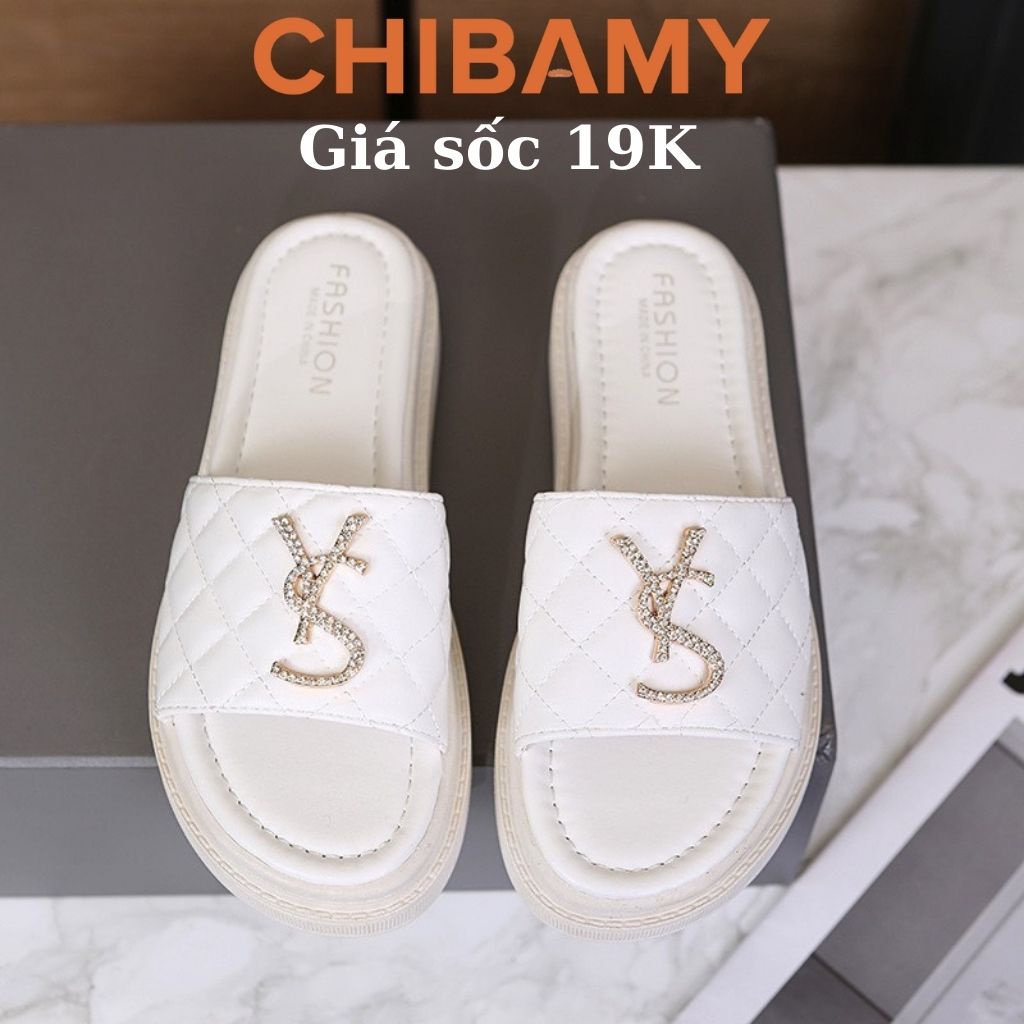 Dép quai ngang nữ YS siêu nhẹ cao 3cm