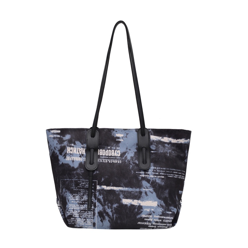 Túi Xách Canvas Cỡ Lớn In Họa Tiết Thời Trang Cho Nữ