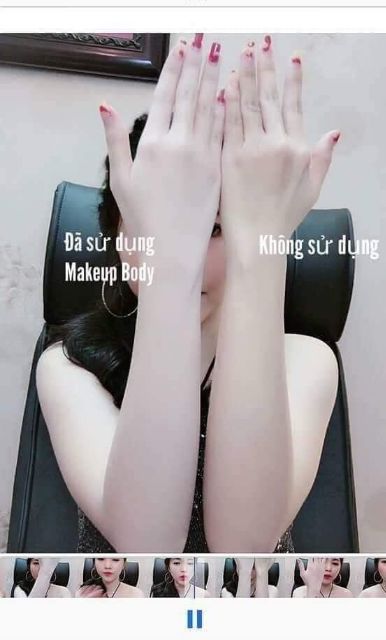 Kem Make up body chỉ số chốn nắng cao thích hợp để đi tắm biển