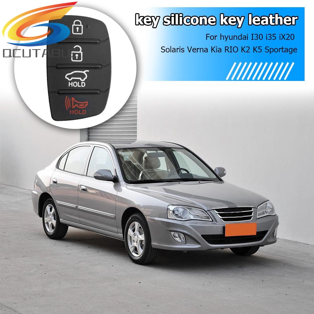 Vỏ bọc chìa khóa điều khiển từ xa 4 nút cho Hyundai