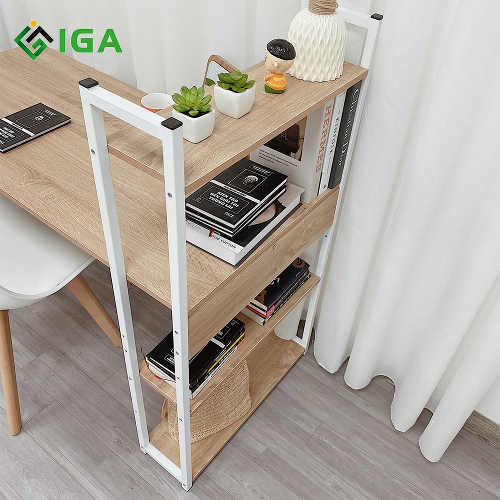 Bàn làm việc,bàn học, bàn máy tính kết hợp kệ sách phù hợp với mọi không gian- GM12