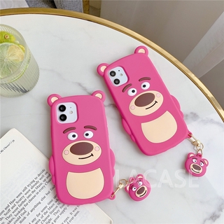Hoạt Hình Ốp Điện Thoại Silicon Mềm Hình Gấu Lotso Cho Iphone 12 Mini 12 Pro Max 11 Pro Max X Xs Xr Xsmax 8 7 6 6s Plus Se 2020