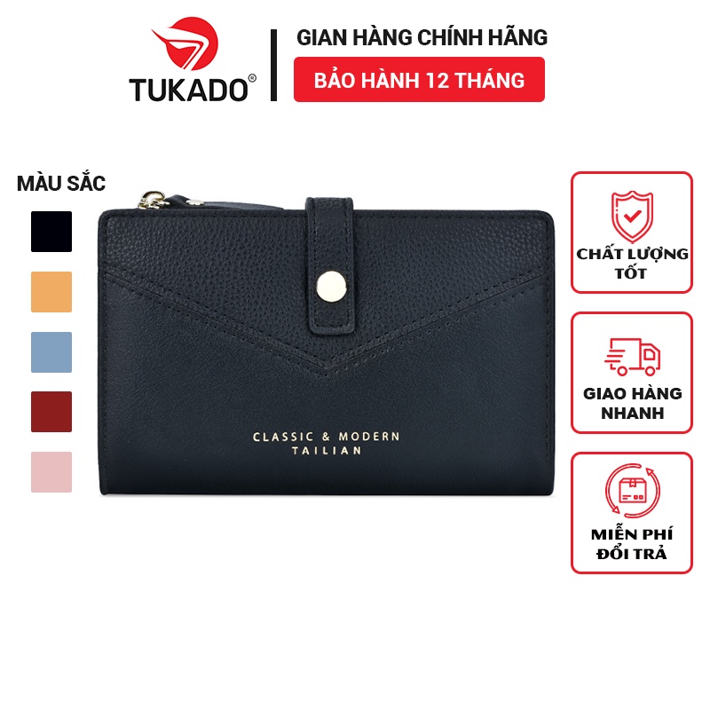 Ví Nữ Dài Cầm Tay Chính Hãng TAILIAN Đựng Tiền Đựng Thẻ Dáng Bìa Thư Xinh Xắn Da Cao Cấp Cực Đẹp TL13 - Tukado