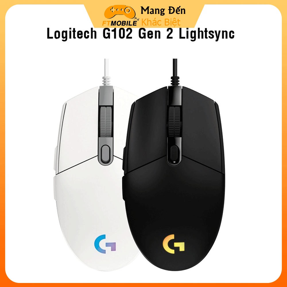 [Mã SKAMSALE03 giảm 10% đơn 200k] Chuột Logitech G102 Gen 2 Lightsync - Lightsync Gaming MOUSE