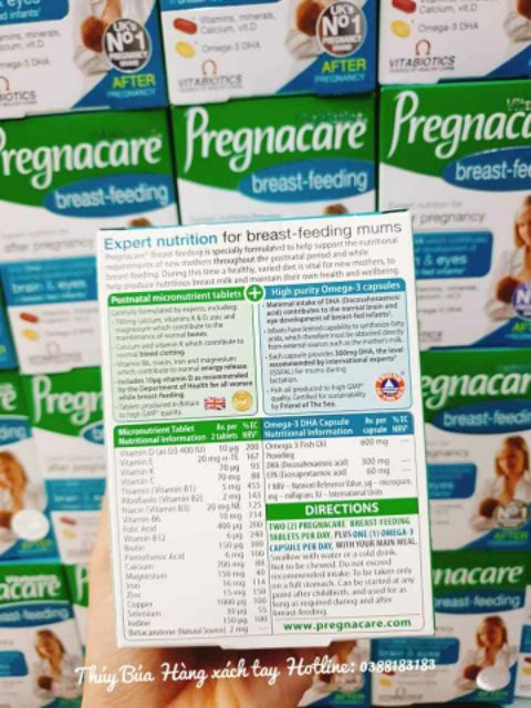 Vitamin Pregnacare sau sinh