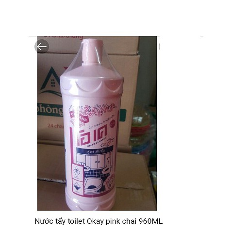 Nước tẩy rửa bồn cầu toilet Thái lan Okay 960ml. XẢ HÀNG SL CÓ HẠN.CÓ SP TẶNG KÈM 1 CHÀ XONG NỒI