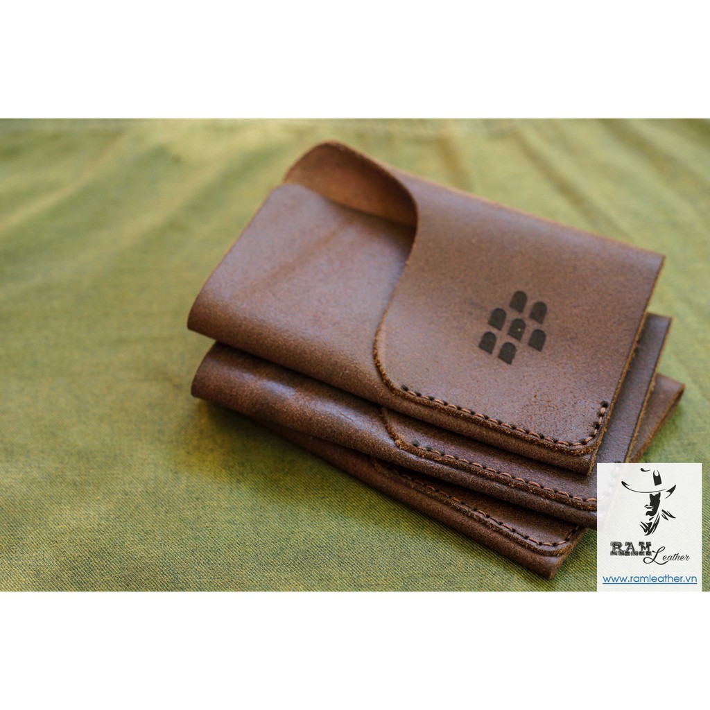 Bao da điện thoại da bò thật handmade bền chắc cao cấp blackberry poscher design 9981 và 9983 - RAM Leather
