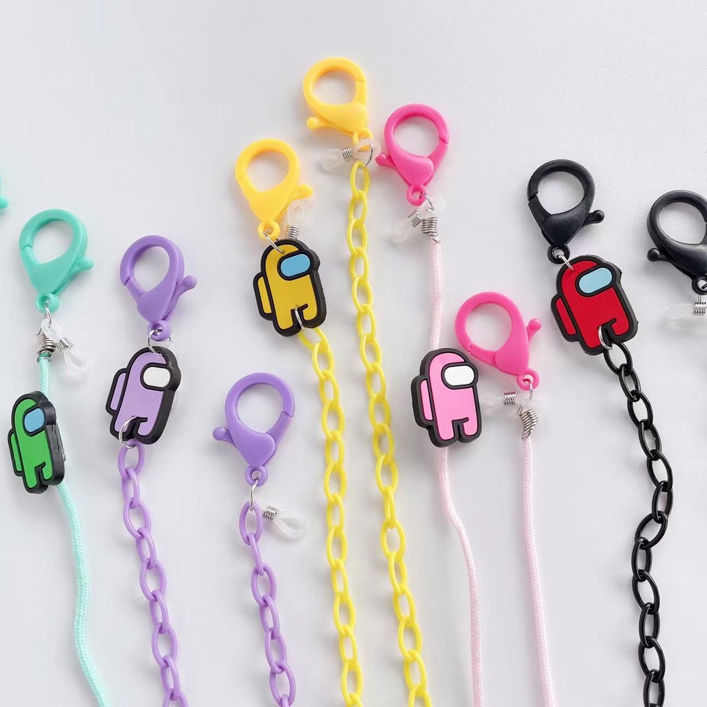 Dây Đeo Mắt Kính Bằng Acrylic Hình Phi Hành Gia Hoạt Hình Phong Cách Hàn Quốc Đơn Giản Mới