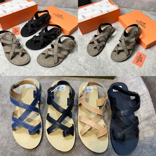 Giày sandal quai hậu DSQ vằn phòng, dép xăng đan dsq xỏ ngón nam nữ đi học đủ màu cực hot 2022 Full Box