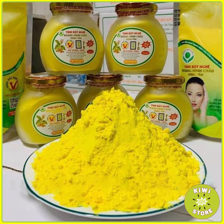 Tinh bột nghệ nano nguyên chất curcumin, làm từ nghệ đỏ, mật ong hữu cơ organic Hưng Yên.