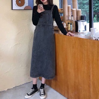 [ORDER] Yếm váy dài hở lưng ulzzang(chất dày)