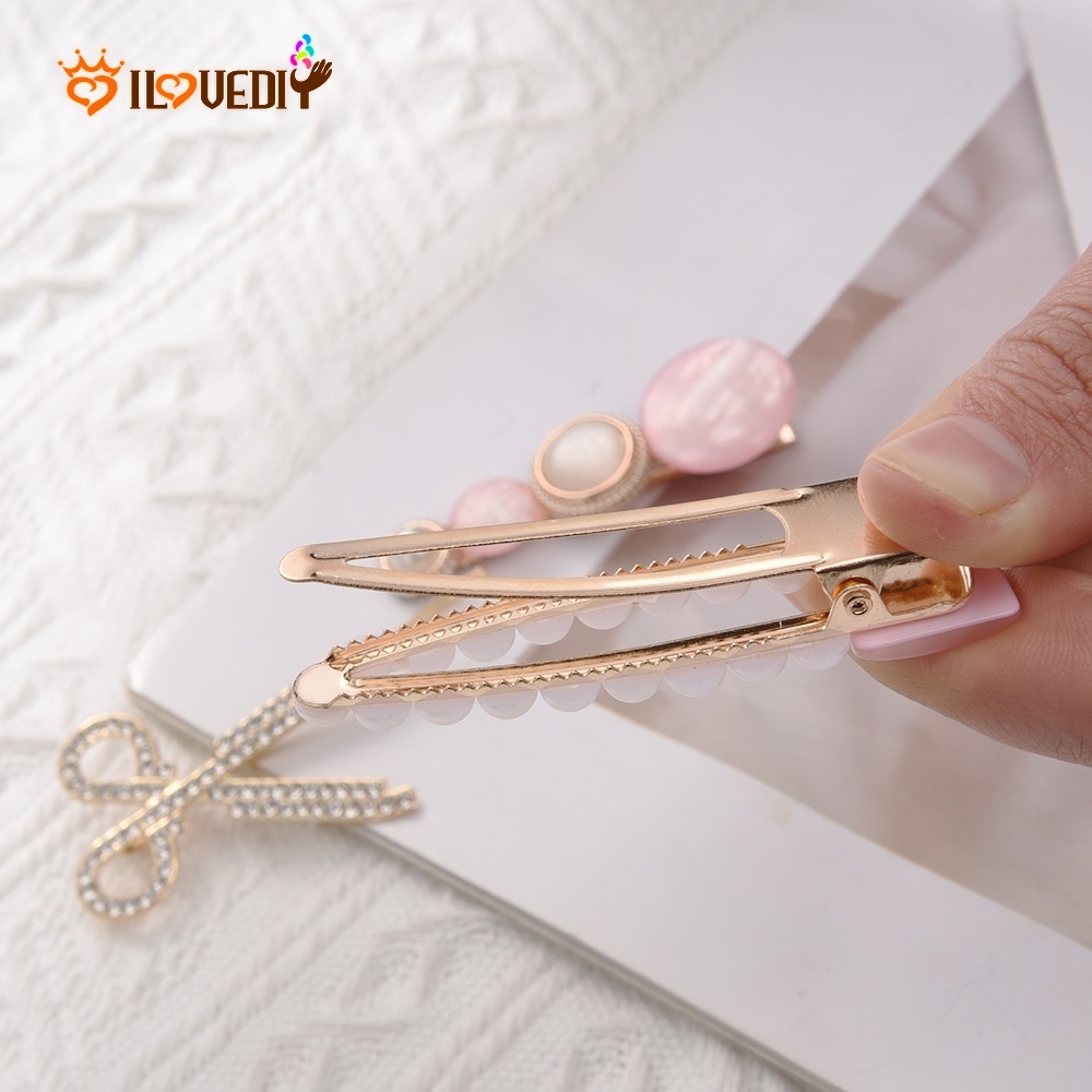 1 Bộ Kẹp Tóc Thời Trang Cao Cấp Phong Cách Ins Hàn Quốc Cho Nữ