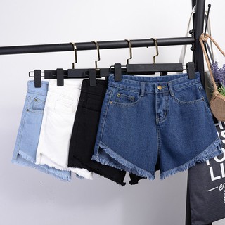 Quần short jean nữ lưng cao