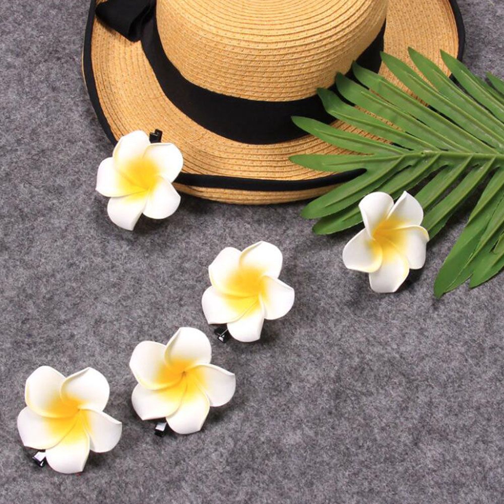 Kẹp Tóc Hình Hoa Sứ Thanh Lịch