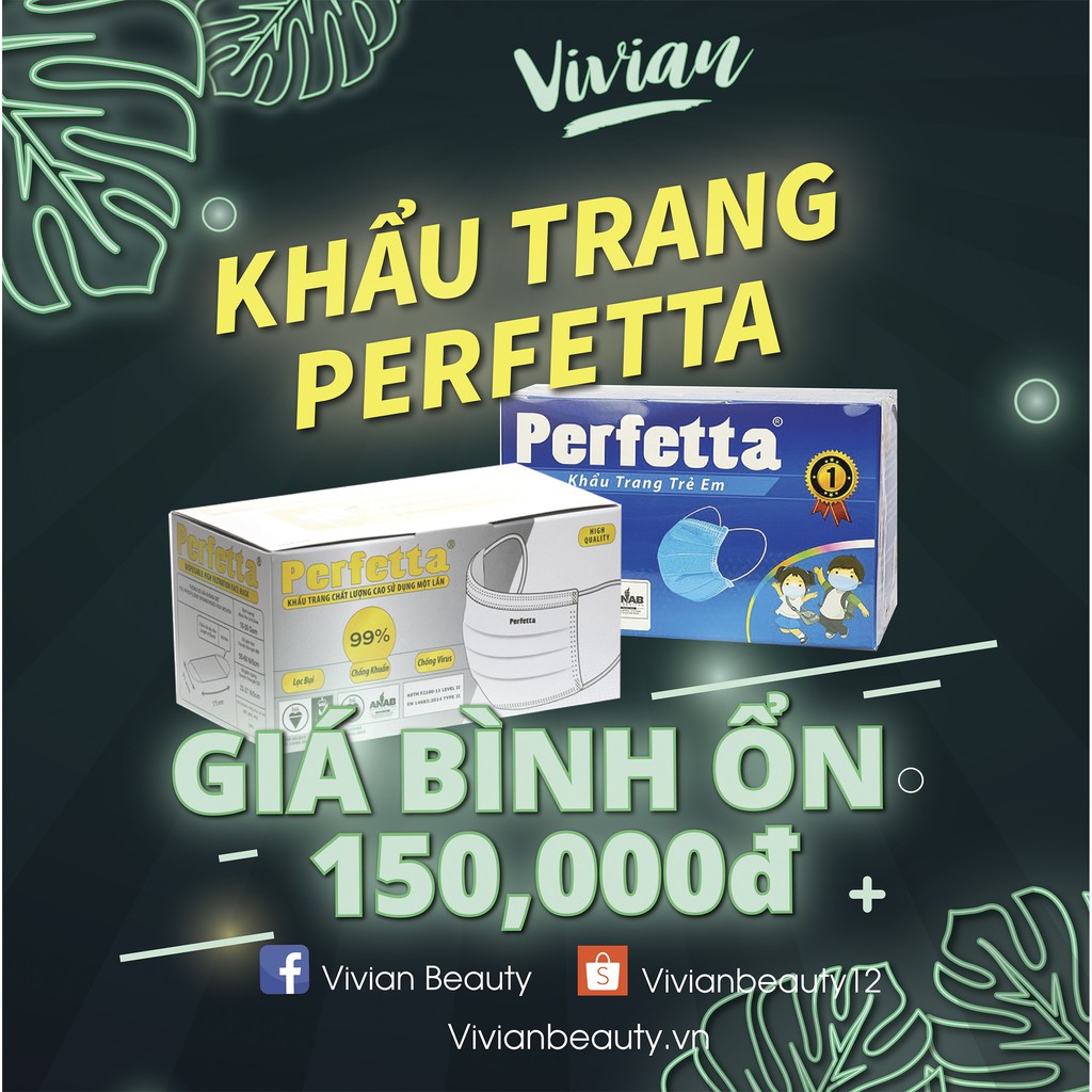 KHẨU TRANG KHÁNG KHUẨN PERFETTA ULTRA (NA5865)