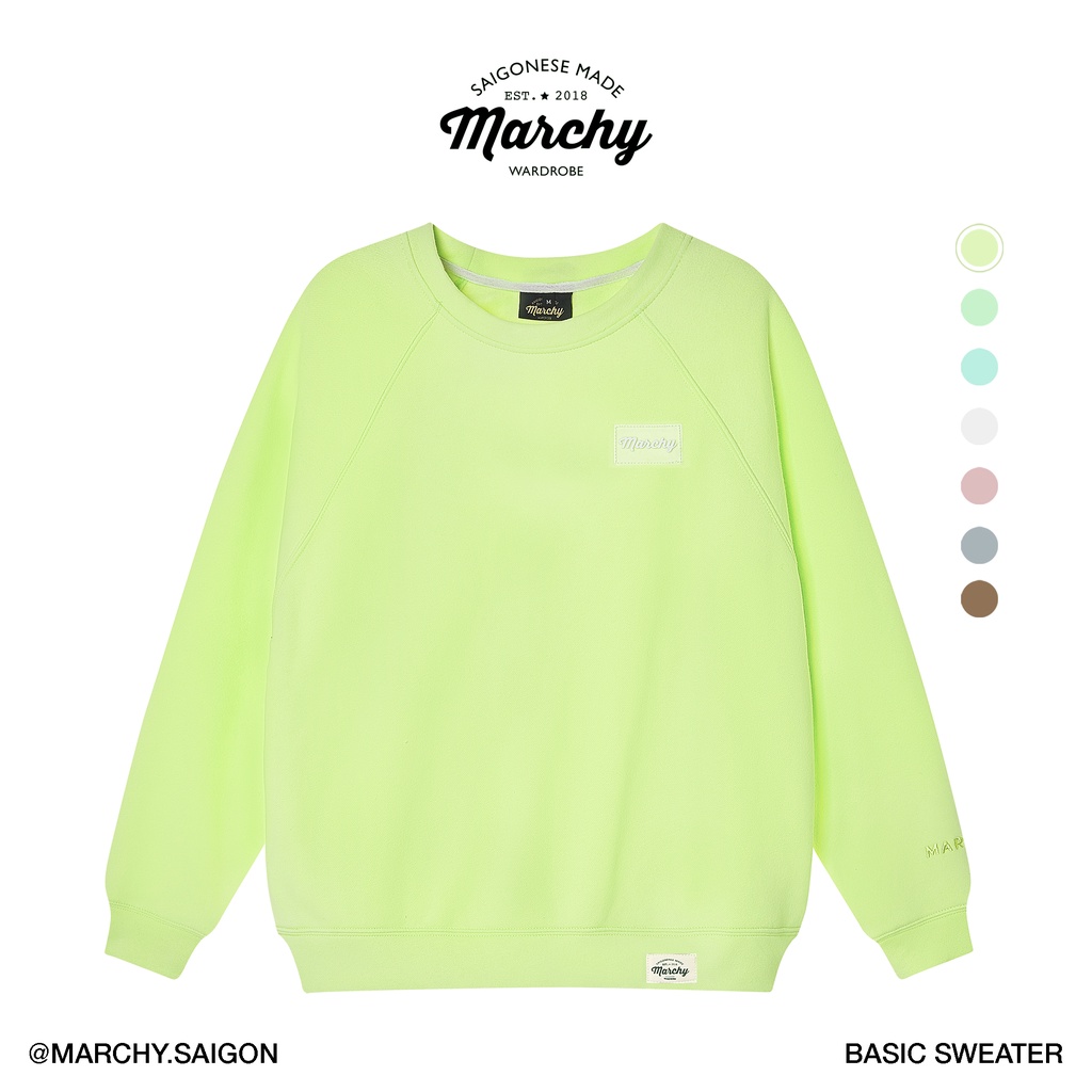 MARCHY - Basic Sweater - Áo tay dài