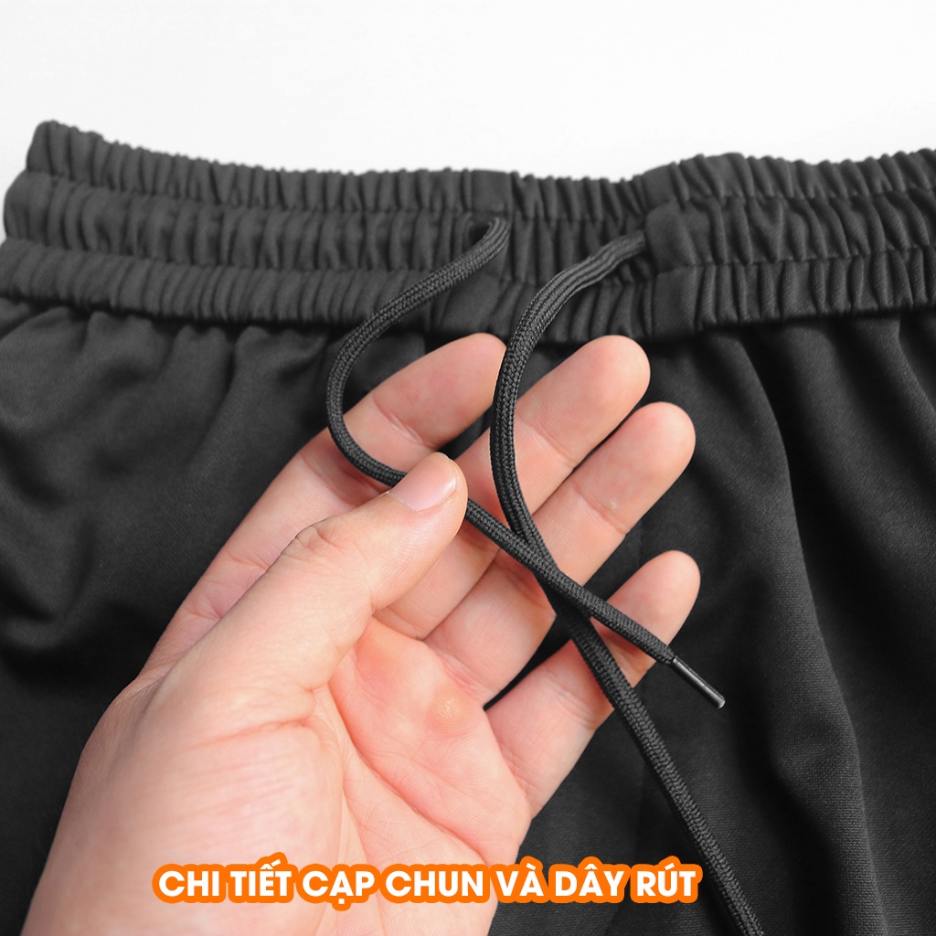 Quần Short Nam Thể Thao Cao Cấp Chất Vải Thun Poly Co Giãn, Form Đẹp, Thời Trang BMF