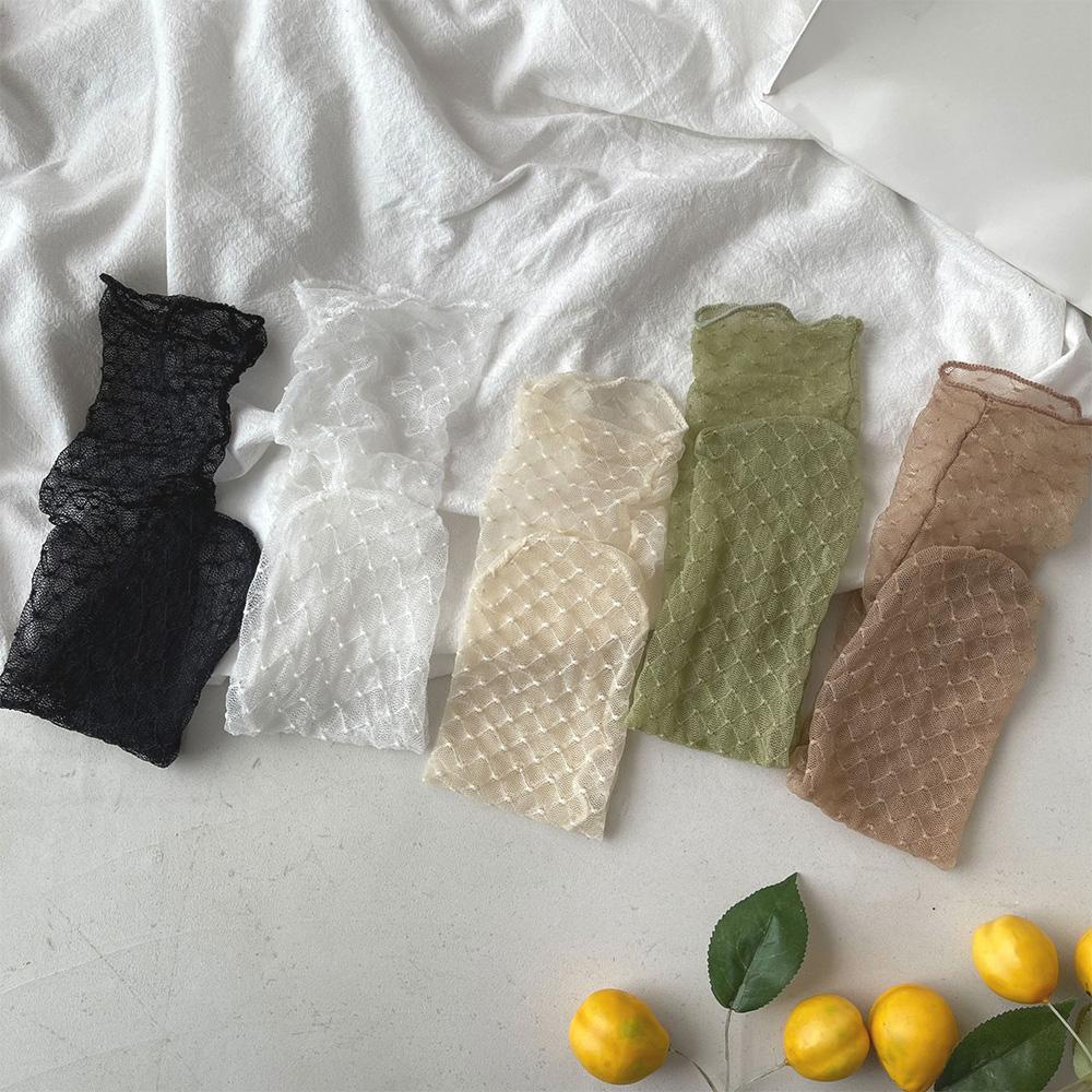 AROMA Đôi Vớ LướI PhốI Ren Hoa ThờI Trang Cho Nữ