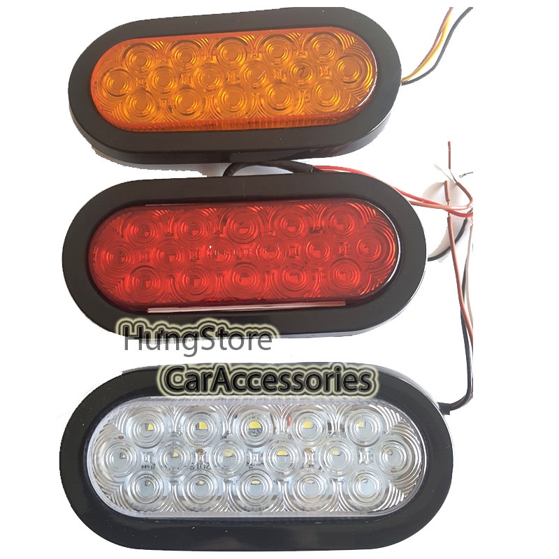 Đèn led báo tín hiệu xe tải, đầu kéo 12V,24V chống nước,đèn led độ quả trám 2 chế độ