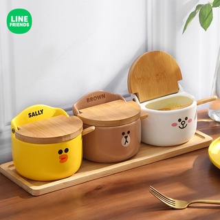 Hộp đựng gia vị nhà bếp line friends