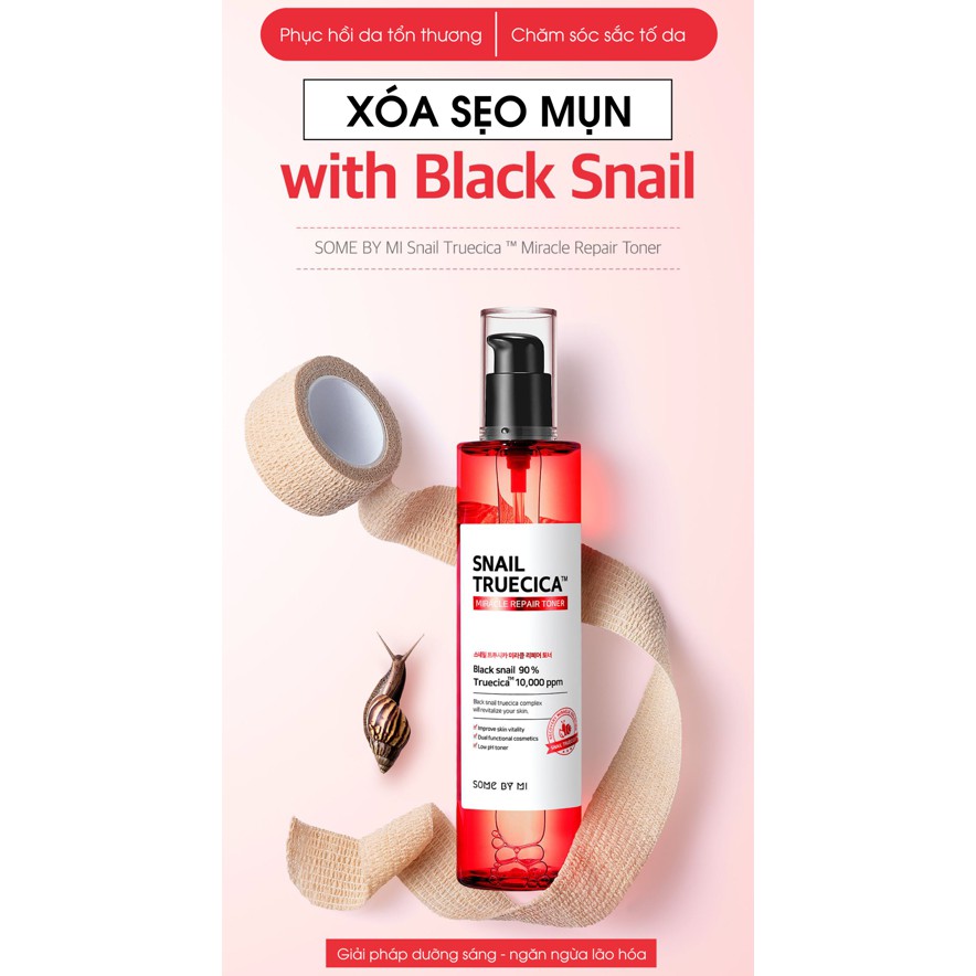 Nước hoa hồng Some By Mi Snail Truecica Miracle Repair Toner | BigBuy360 - bigbuy360.vn