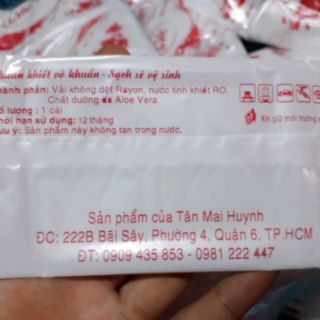 Giá Sốc - 20 cái khăn ướt (khăn lạnh) cao cấp