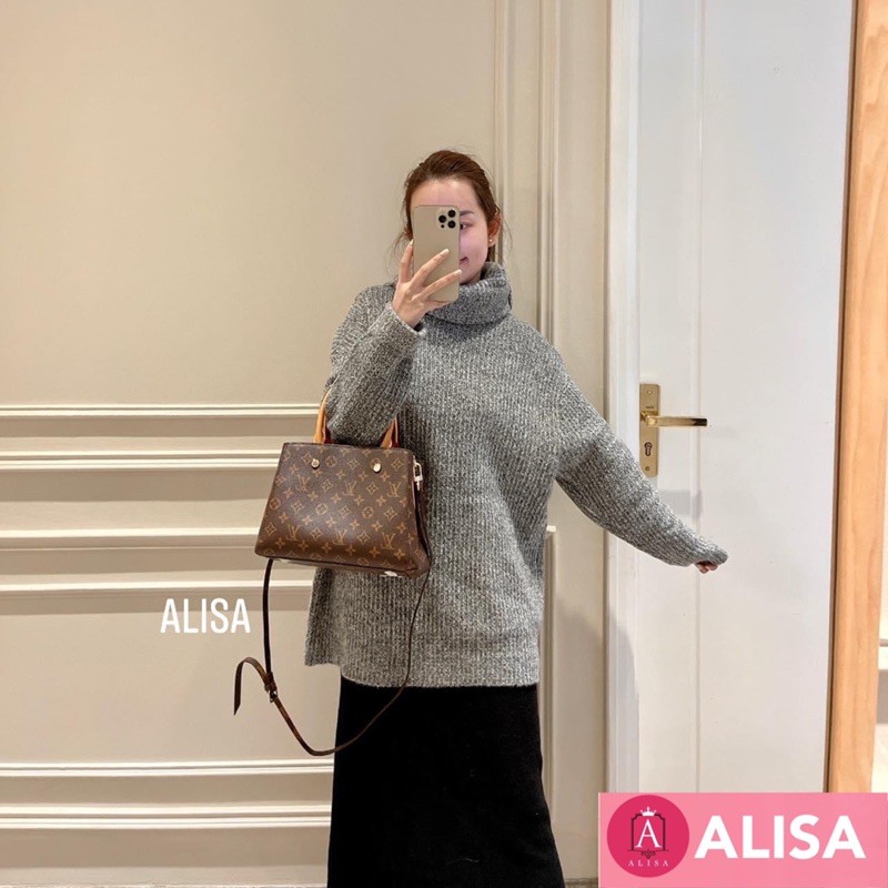 Áo len cổ đổ dáng dài - ALISA