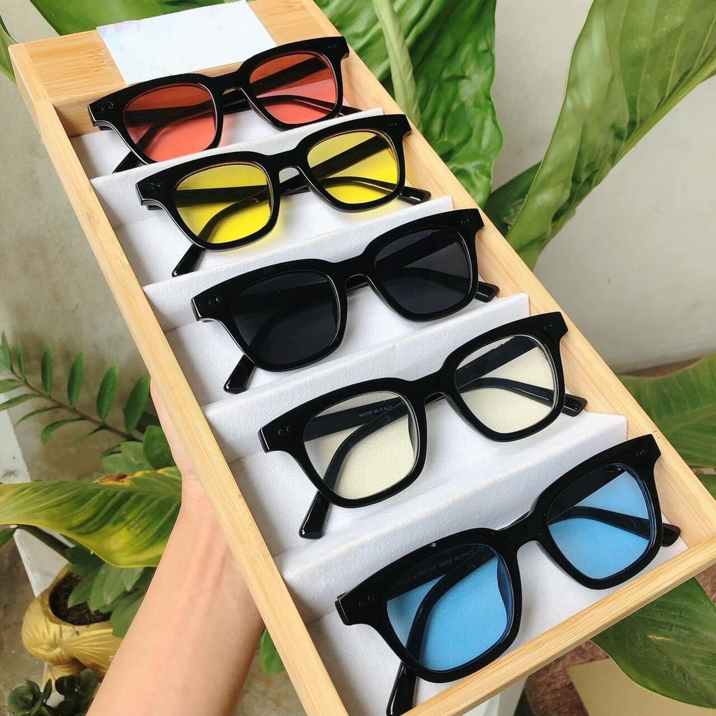 Mắt Kính Mát V Nhỏ Nhiều Màu From Vuông Thời Trang Hot Trend