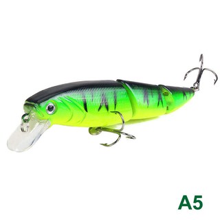 Mồi giả 3 khúc câu lure cá biển bull trap