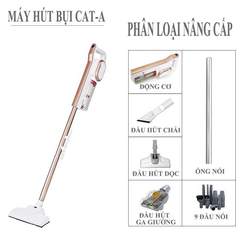 [Mã ELMS5 giảm 7% đơn 300K] Máy Hút Bụi Cầm Tay Gia Đình Cát Á Công Suất Lớn 600W Bảo Hành 6 Tháng LV182 | BigBuy360 - bigbuy360.vn