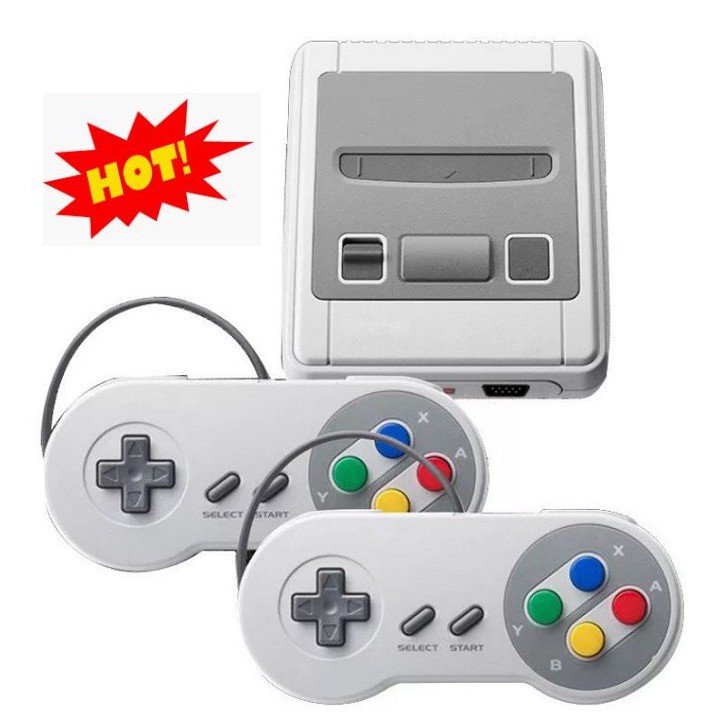 Máy Chơi Game, Super Nes Classic Ti Vi Phiên Bản Máy SNES Mini SFC Retro Tích Hợp 620 Trò 2020