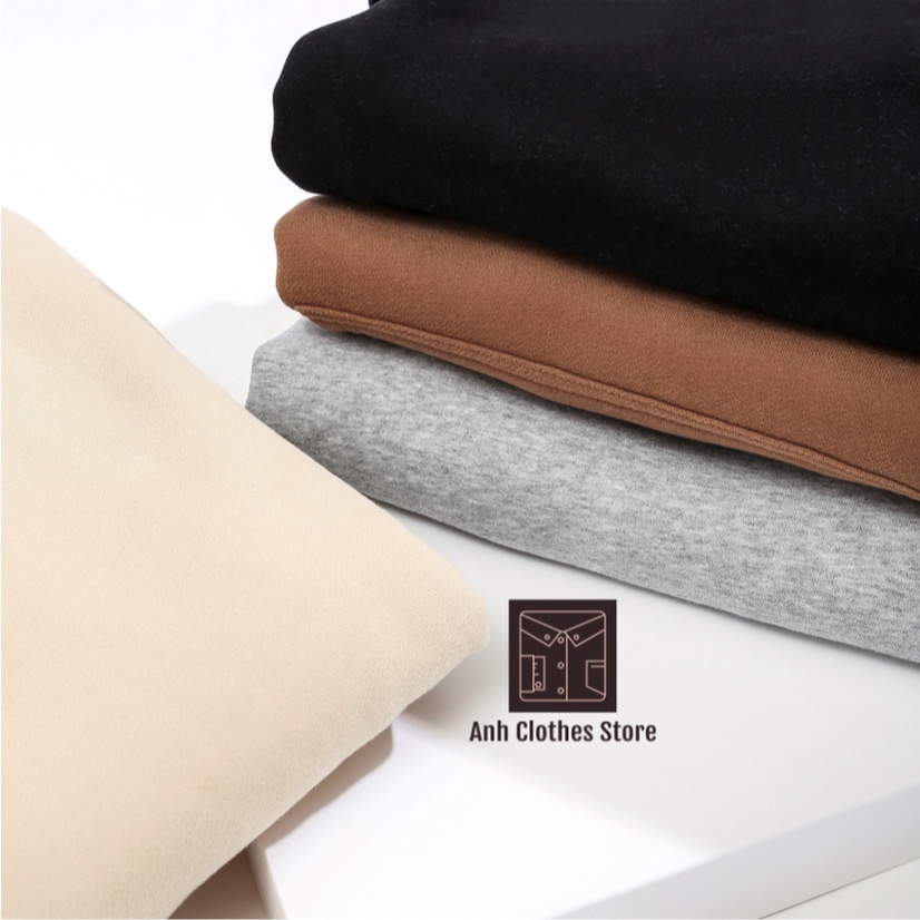 Áo Hoodie nam nữ Unisex Ảnh Thật form rộng Basic chất liệu Nỉ Bông mềm mịn 2 lớp cao cấp - Hana Clothes