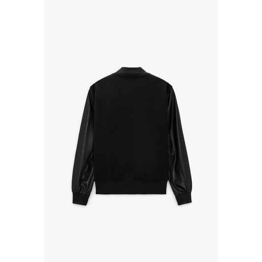 Order áo khoác auth tuồn ZARA của nam Áo khoác bomber phối tay da