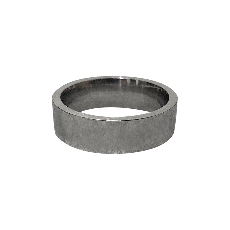 Nhẫn Thép Titan Không Phai Màu Kiểu Dáng Đơn Giản Dành Cho Nam Và Nữ