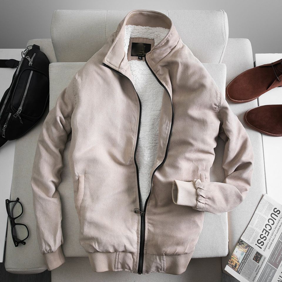 Áo Khoác Da Lộn Lót Lông Cừu - Áo Khoác Nam Chất Đẹp - Mềm Mịn, Ấm Áp | BigBuy360 - bigbuy360.vn