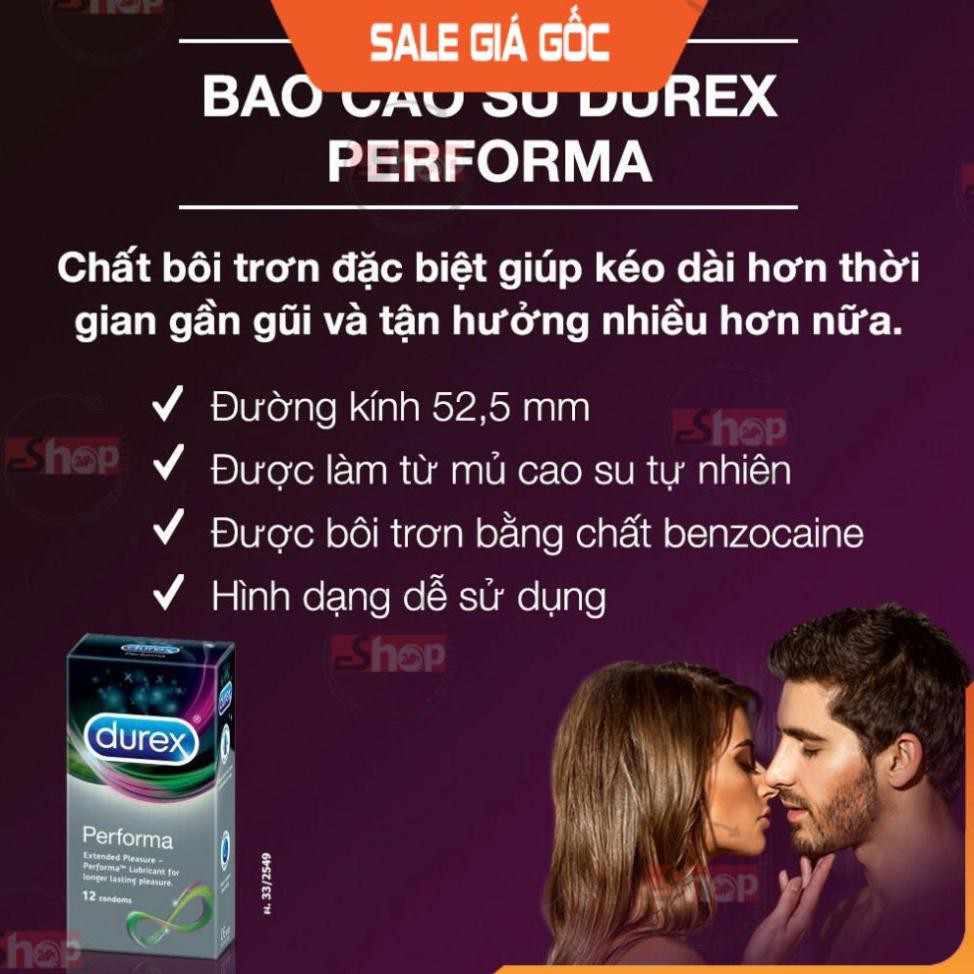 [Combo 2 hộp] Bao Cao Su Durex Gân Gai, Bcs Kéo Dài Thời Gian Quan Hệ(24 cái) - Bcs Durex Chính Hiệu. Tặng hộp bcs 3 cái