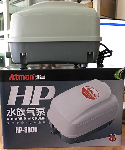 Máy Oxy Công Suất Lớn 10 vòi ATMAN HP-8000 (Hàng chính hãng)