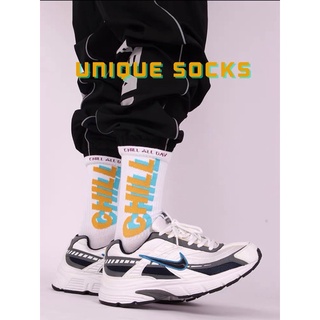 Tất vớ nam nữ thời trang cao cấp unisex - BST Chill special cổ cao - Unique Socks