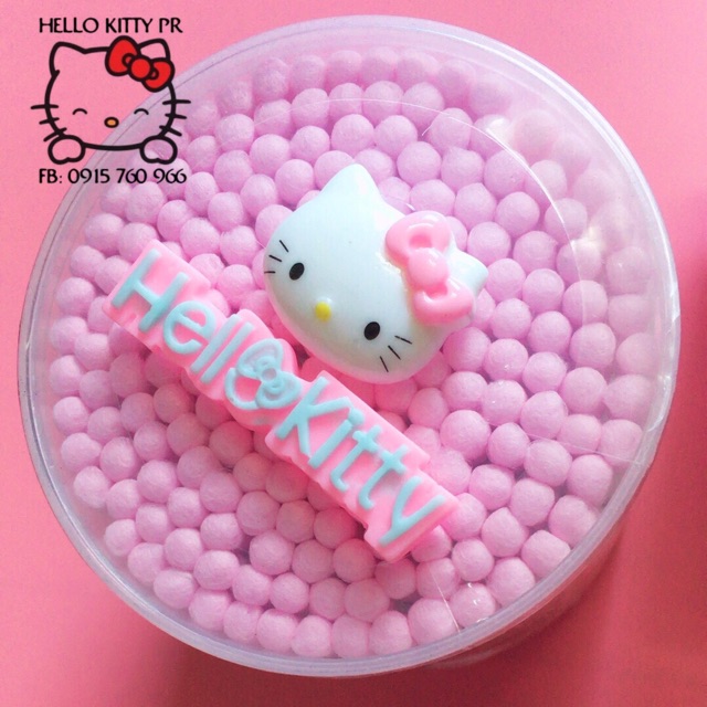 Hộp bông tăm Hello Kitty