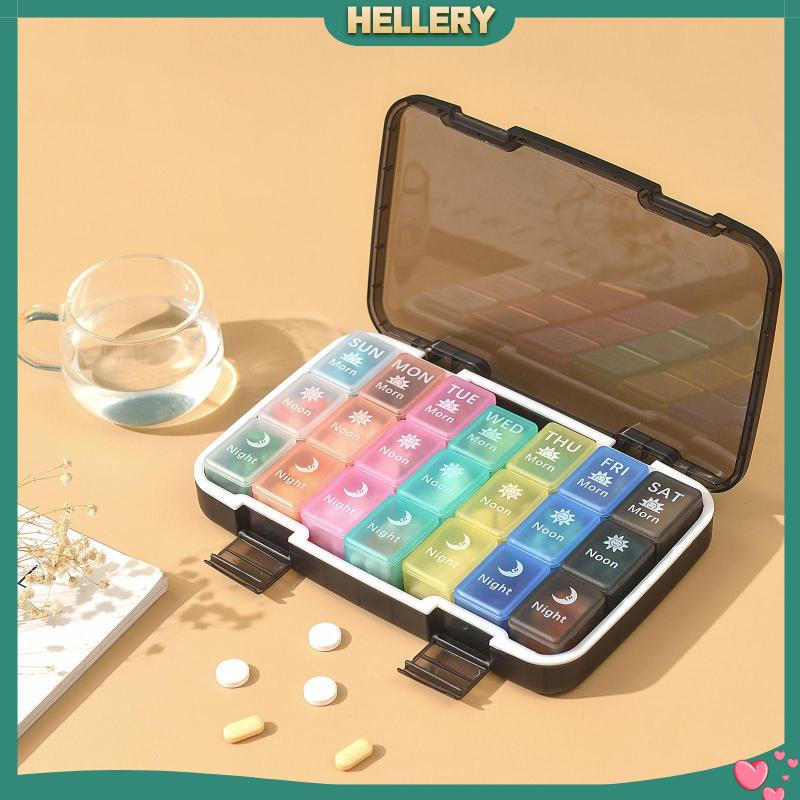 Hộp Đựng Thuốc Viên Bằng ABS Có Thể Tháo Rời Tiện Dụng Cho Người Già
