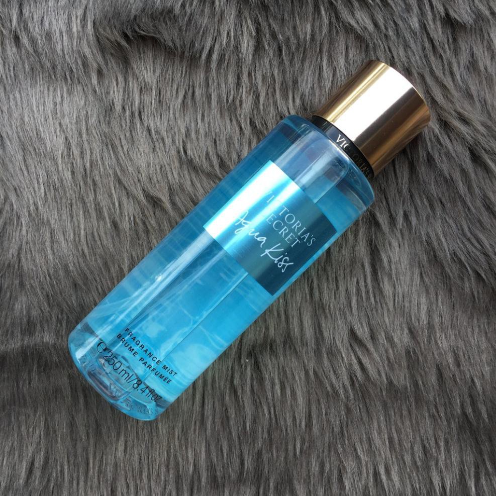 Body mist, Xịt thơm toàn thân Victoria Secret Aqua Kiss 250ml Hương Thơm nhẹ nhàng, Sang Trọng