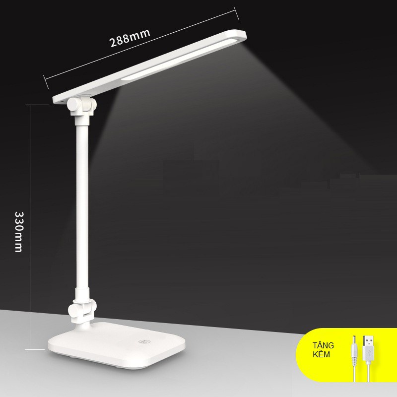 [3 CHẾ ĐỘ SÁNG - CẢM ỨNG] Đèn Bàn Học Đọc Sách, Làm Việc (Học Sinh, Sv, Văn Phòng) LED Chống Cận, 3 Chế Độ Ánh Sá