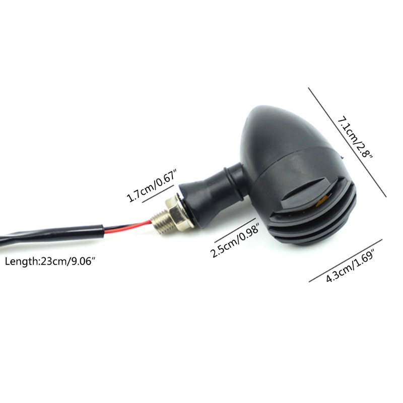 Set 2 Đèn Led Xi Nhan Mini 12V Cho Xe Mô Tô